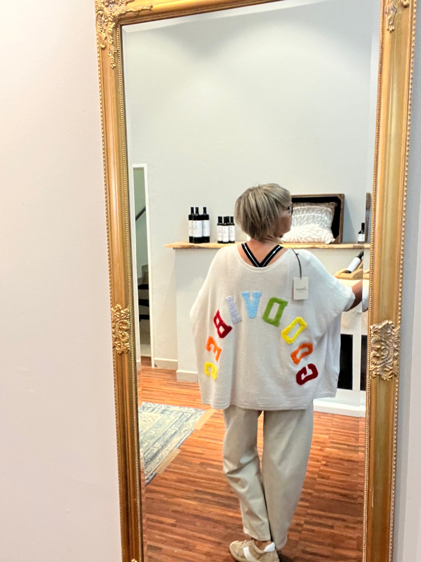 Pullover Oversized GOOD VIBES