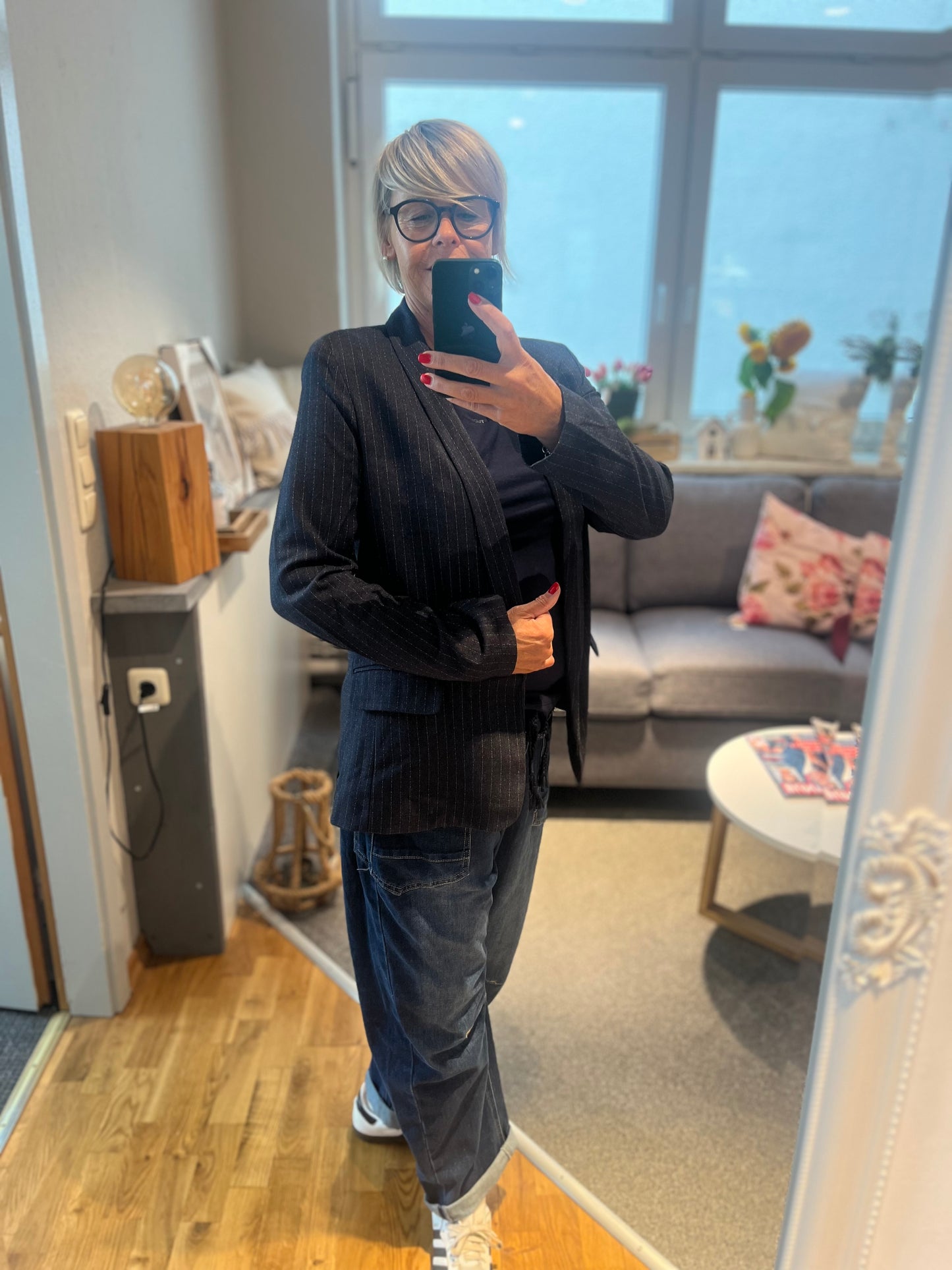 Blazer Nadelstreifen mit der Nr. 9