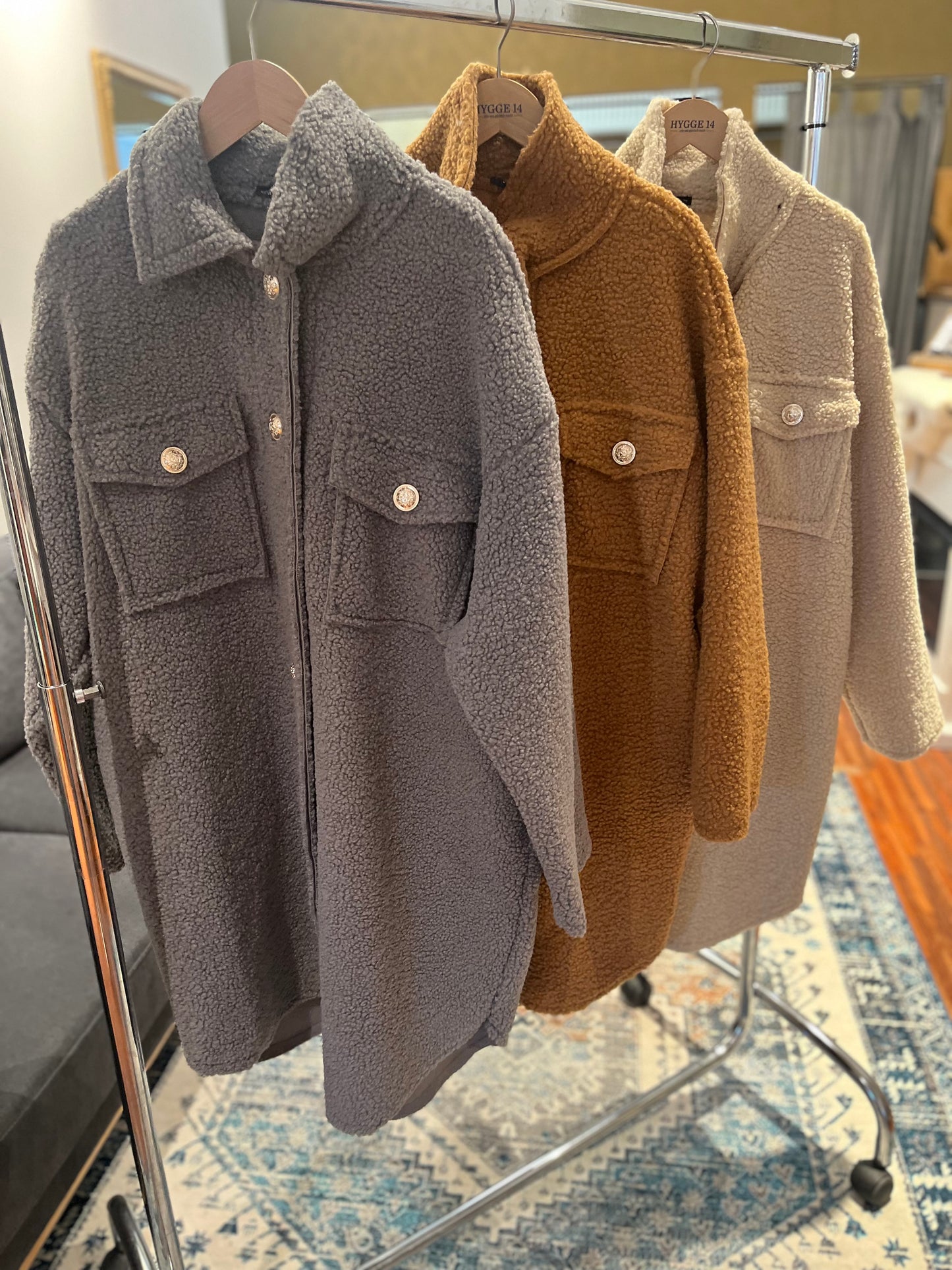 Hemd Kuschel Teddy Jacke