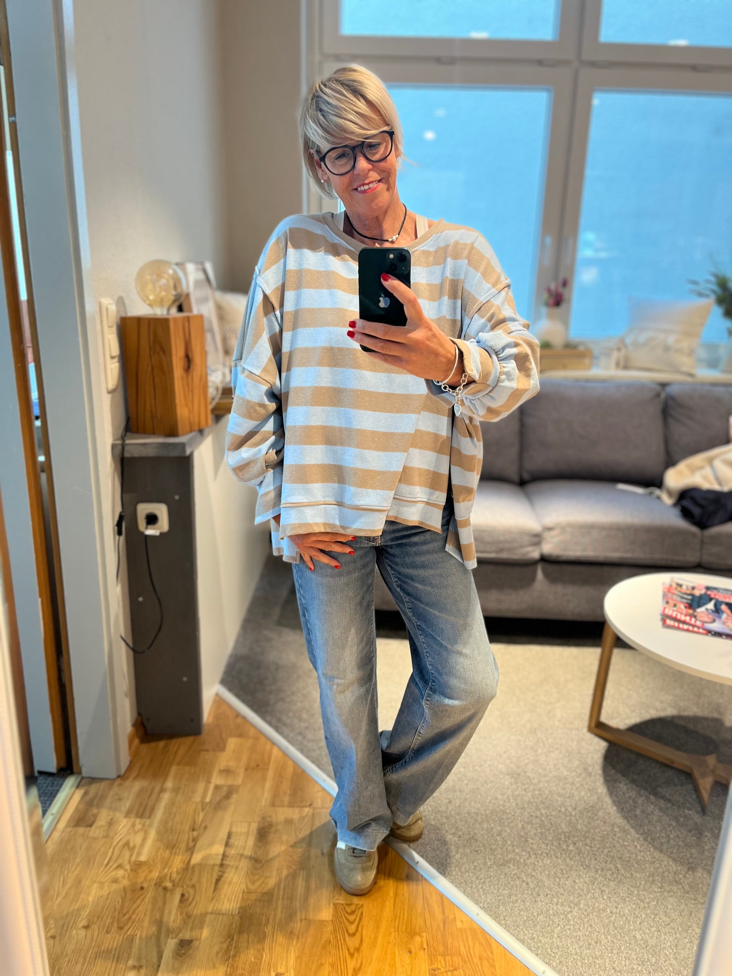 Pulli Blockstreifen