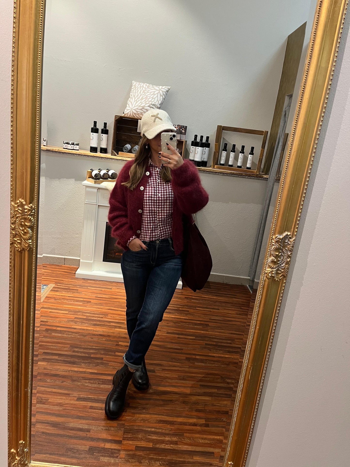 Strick Jacke Mohair Cardigan