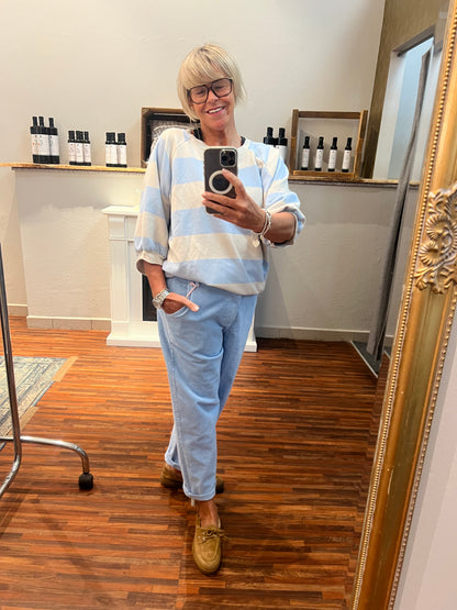 1/2 Arm Sweat Blockstreifen