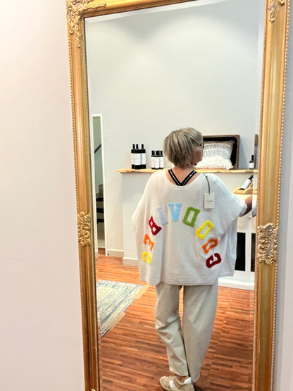 Pullover Oversized GOOD VIBES