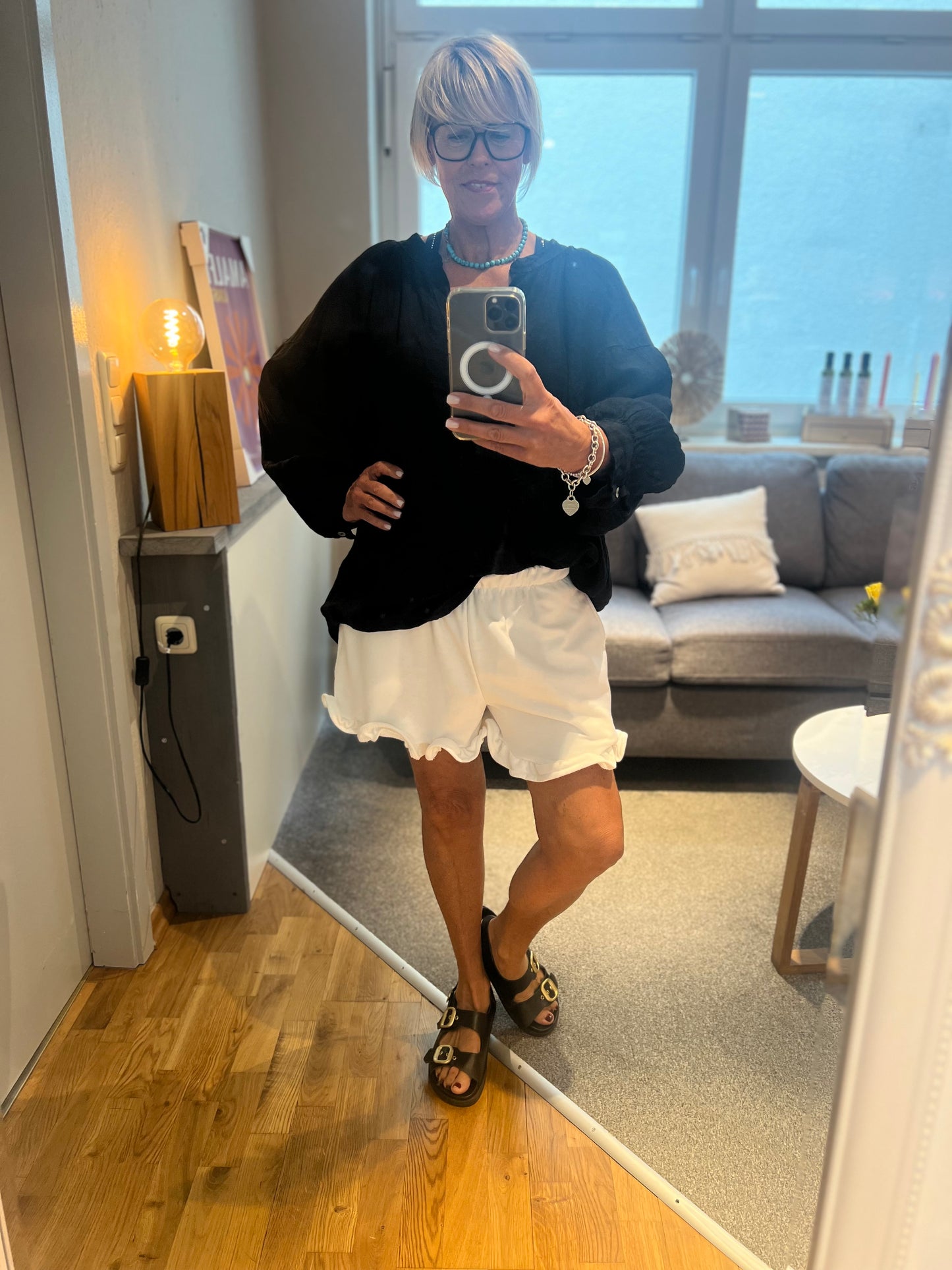 Shorts Rüsche