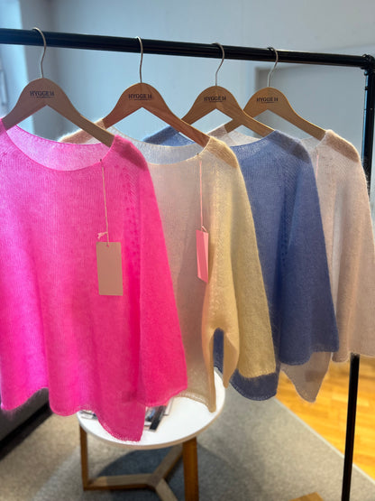 Mohair Pulli 3/4 Arm