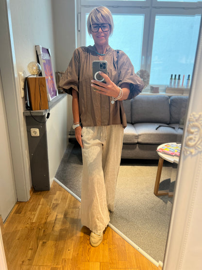 Bluse Puffärmel 1/2 Arm