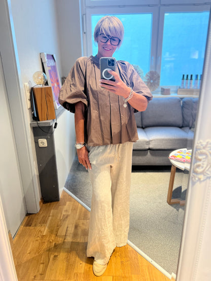 Bluse Puffärmel 1/2 Arm