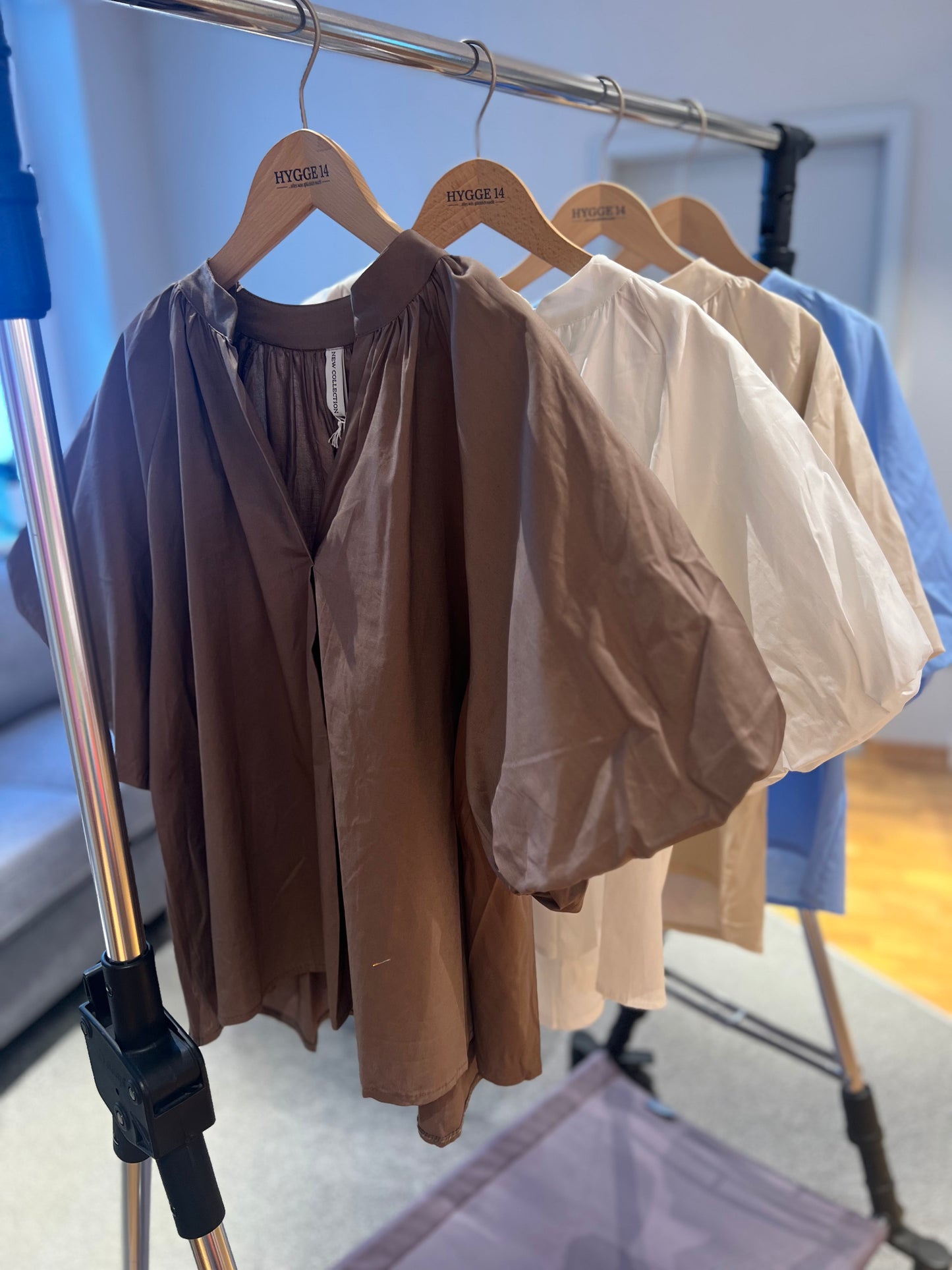 Bluse Puffärmel 1/2 Arm