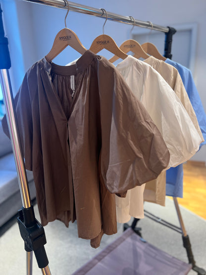 Bluse Puffärmel 1/2 Arm