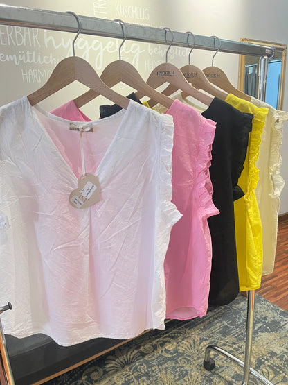 Blusen Top V-Ausschnitt