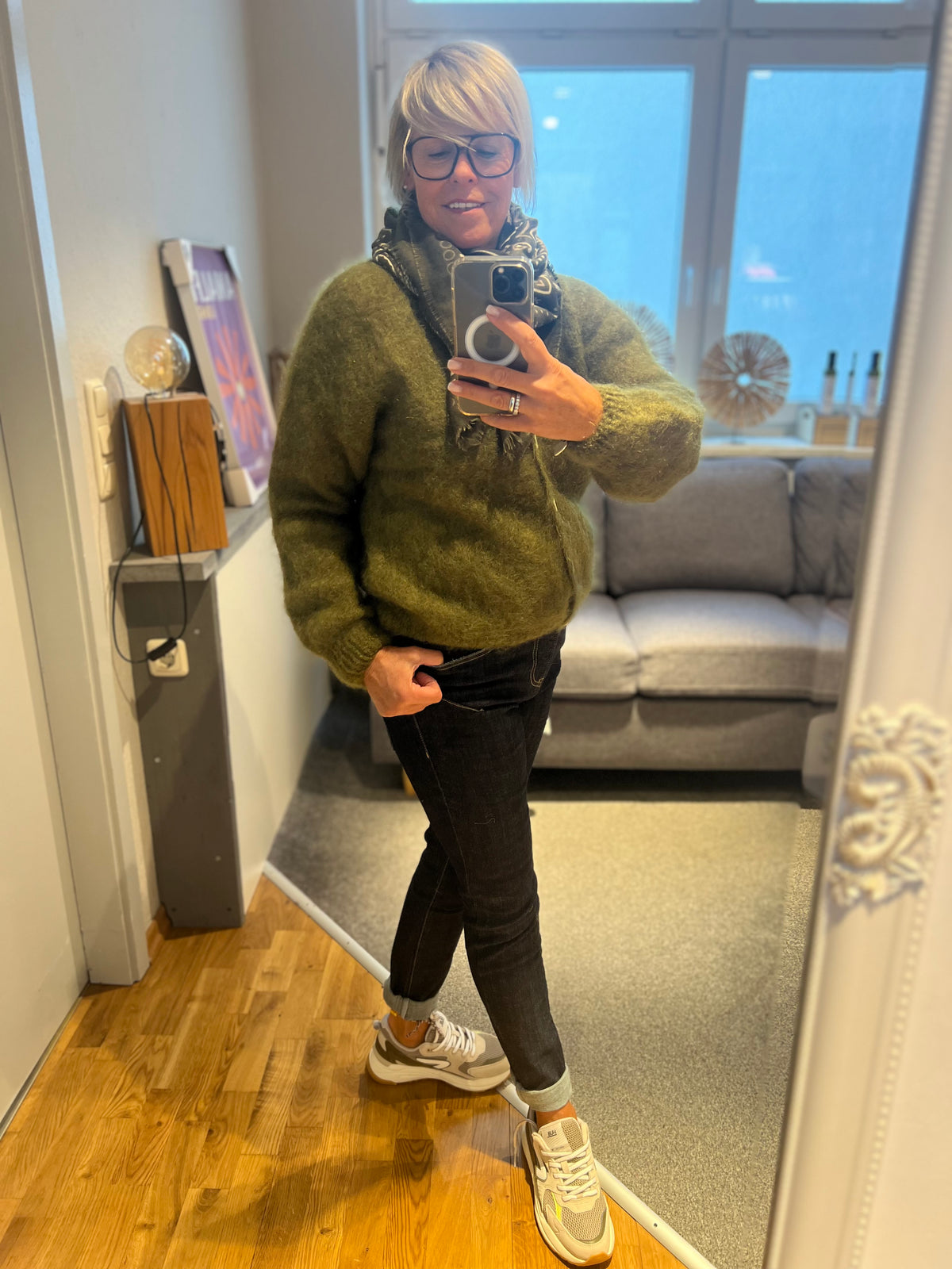 Mohair Strickjacke Cardigan
