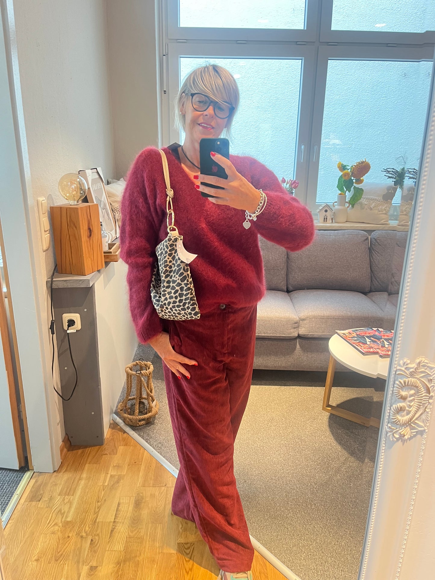 V-Auschnitt Pulli