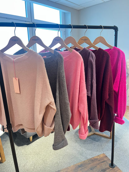 Pullover Boxy Baby Alpaka