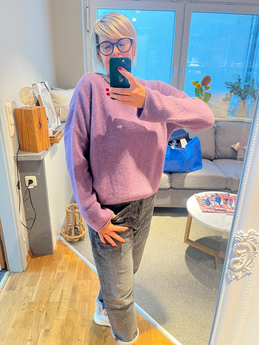 Pullover Boxy Baby Alpaka