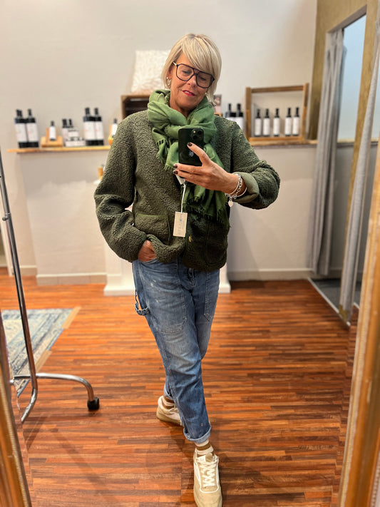 Jacke Teddy  mittlere Länge