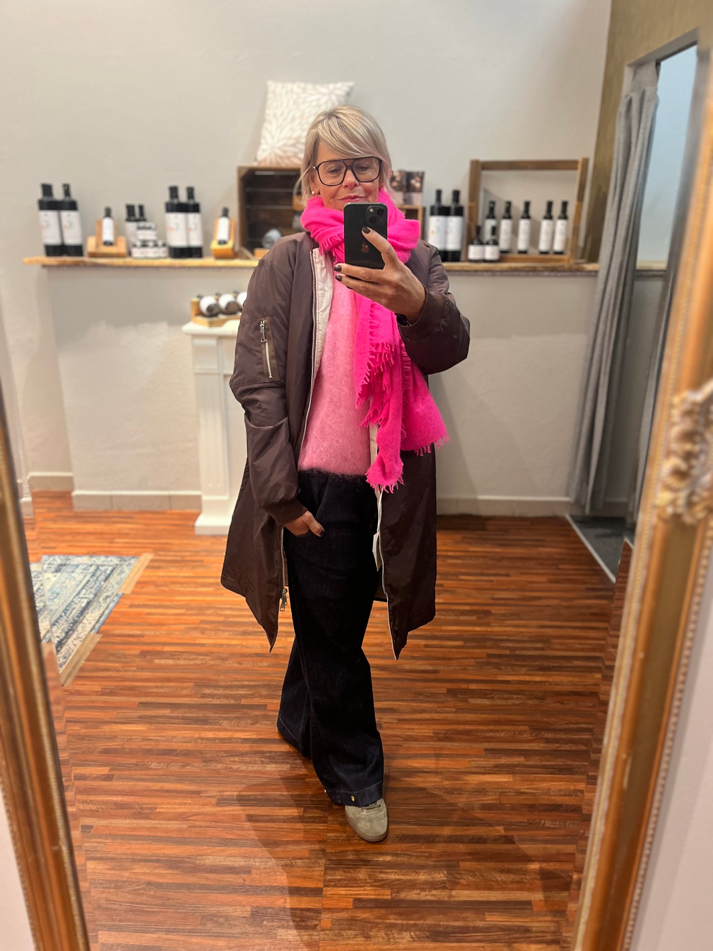 Mohair Pullover V-Ausschnitt