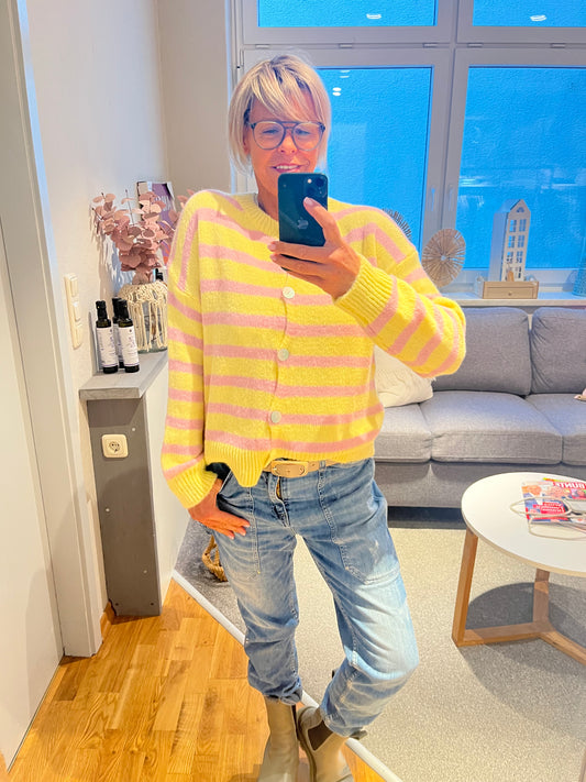 Strickjacke Stripe Cardigarn