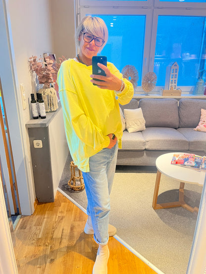 Sweat Shirt offene Nähte mit ❤️