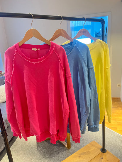 Sweat Shirt offene Nähte mit ❤️