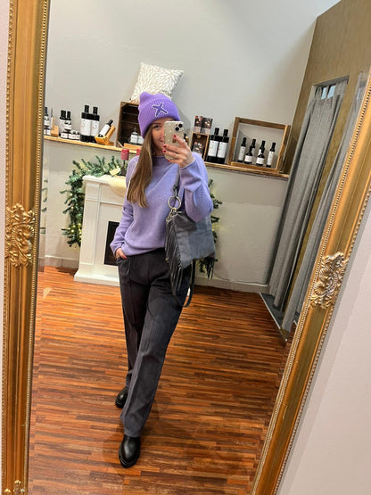 Pullover  Feinstrick Stehkragen