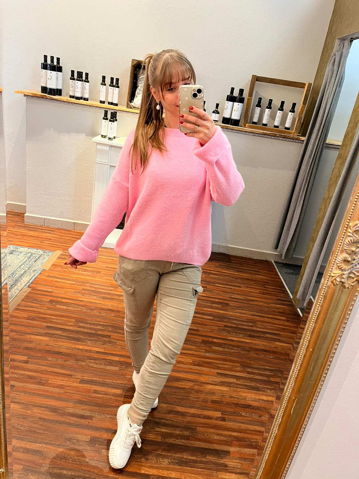 Pullover Boxy Form Alpaka Viskose
