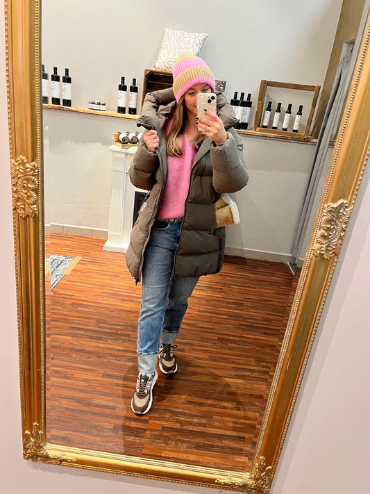 Mohair Pullover V-Ausschnitt