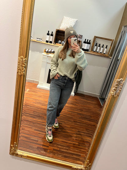 Pullover  Rundhals Ausschnitt